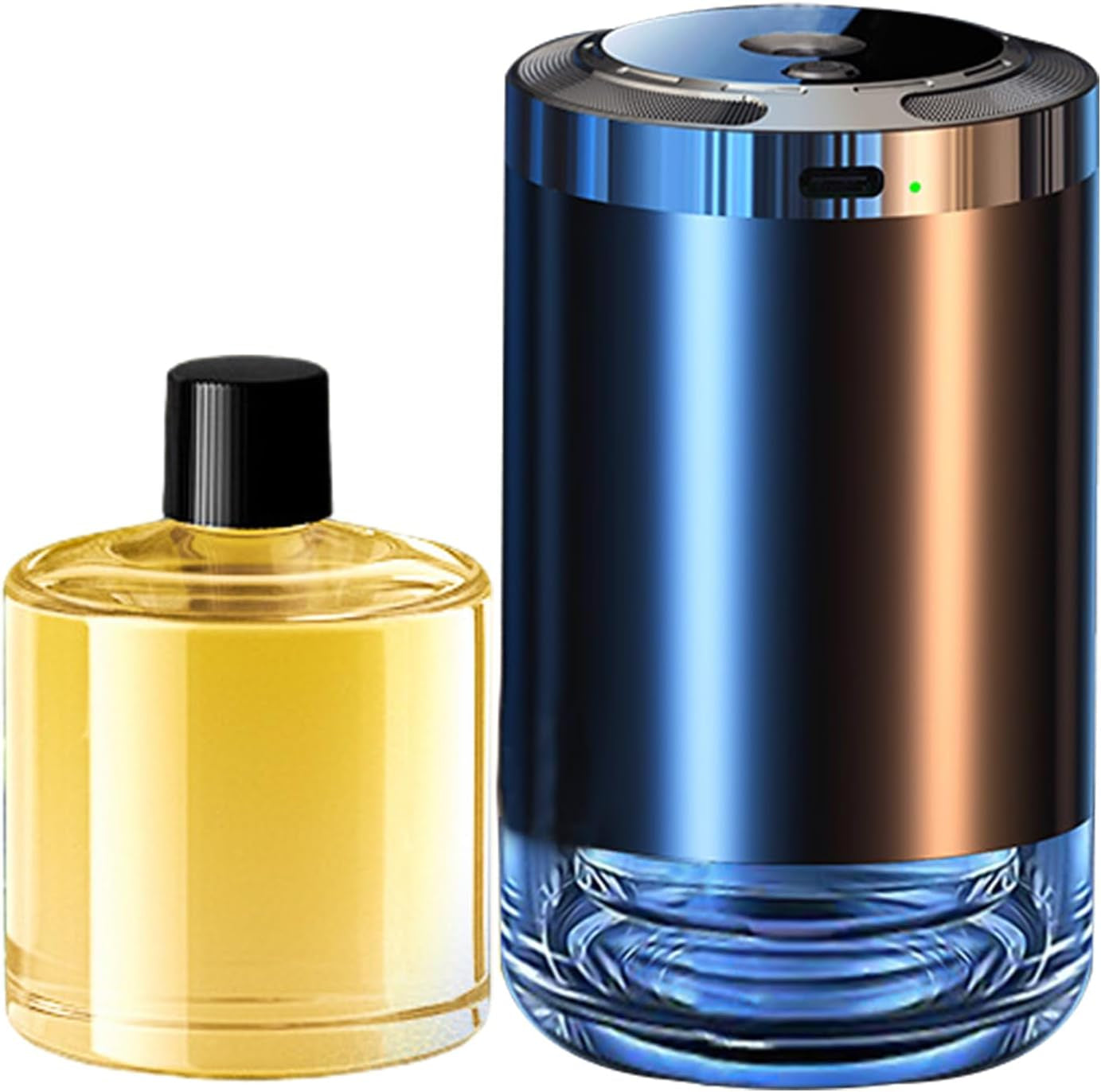 Désodorisant Voiture Personnalisé Rechargeable, Diffuseur Parfum Voiture Interieur, Sent Bon Voiture, Car Scents Gadget Voiture, Diffuseur Huiles Essentielles Romantique, Accessoire Voiture
