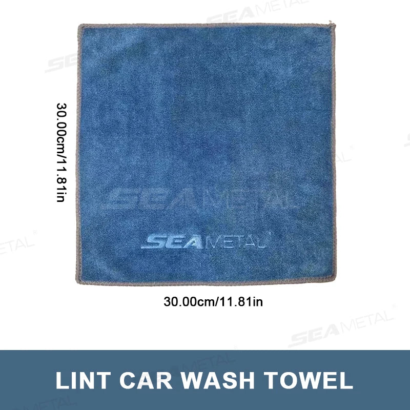 SEAMETSL 1PC Microfiber Towels Car Washing Microfiber Towel High Water Absorption Washing Cloth Car Care Cleaning Dry