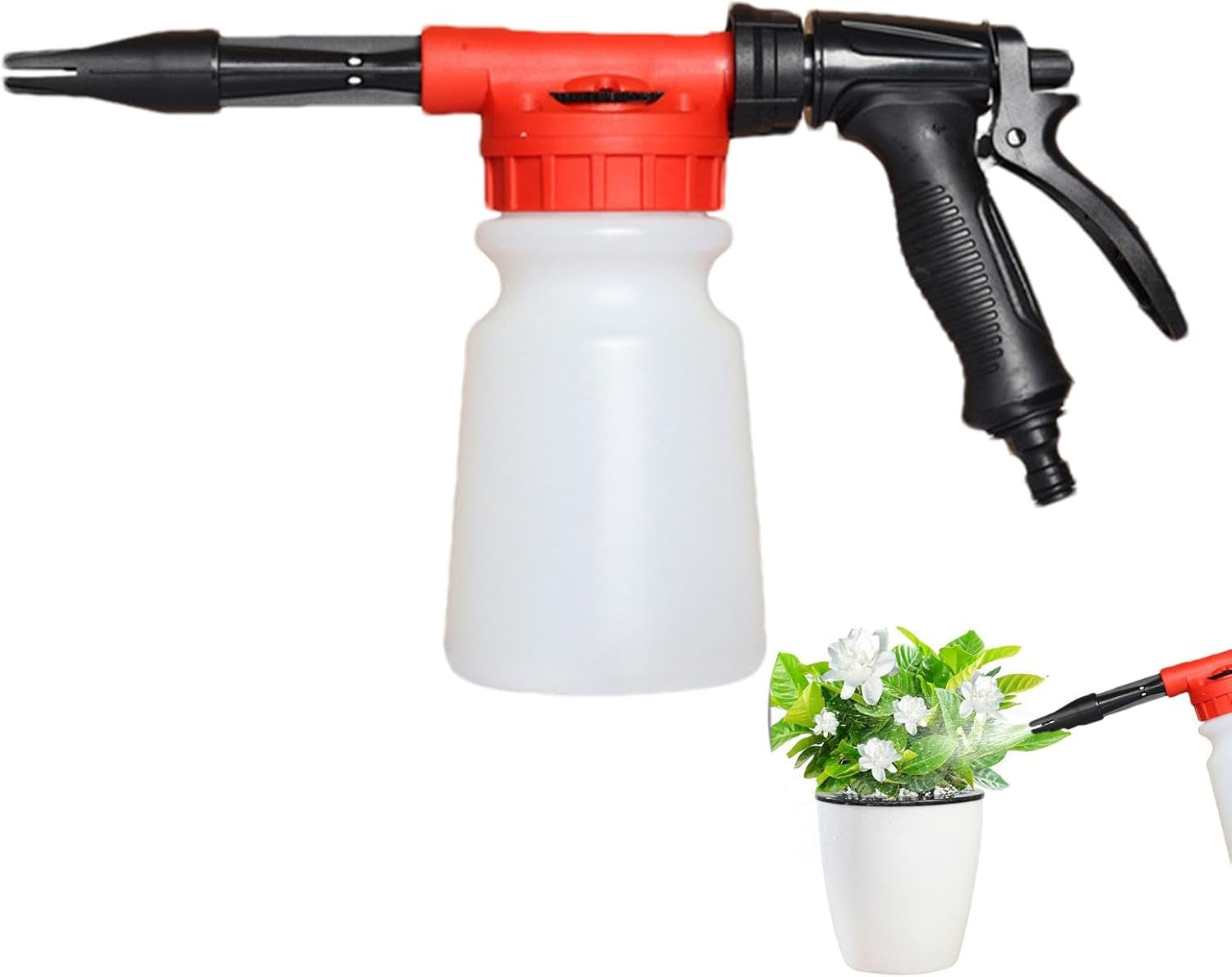 À Mousse De Lavage Sous Pression, Pulvérisateur De Mousse De Lavage De Voiture - Flacon Pulvérisateur De Mousse De Nettoyage Automobile 1L,Kit De Pulvérisation De Savon Pour Lavage De Voiture, Pour Le