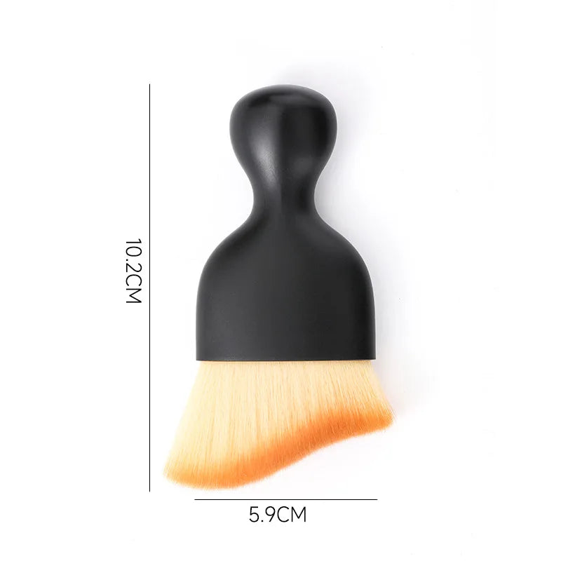 Car Dust Sweeping Brush Soft Car Washer Keyboard Gap Window Cleaning Brush Black