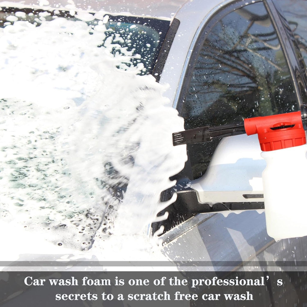 À Mousse De Lavage Sous Pression, Pulvérisateur De Mousse De Lavage De Voiture - Flacon Pulvérisateur De Mousse De Nettoyage Automobile 1L,Kit De Pulvérisation De Savon Pour Lavage De Voiture, Pour Le