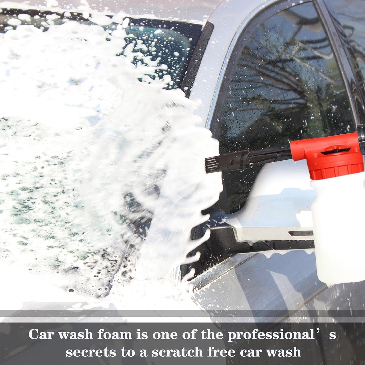 À Mousse De Lavage Sous Pression, Pulvérisateur De Mousse De Lavage De Voiture - Flacon Pulvérisateur De Mousse De Nettoyage Automobile 1L,Kit De Pulvérisation De Savon Pour Lavage De Voiture, Pour Le