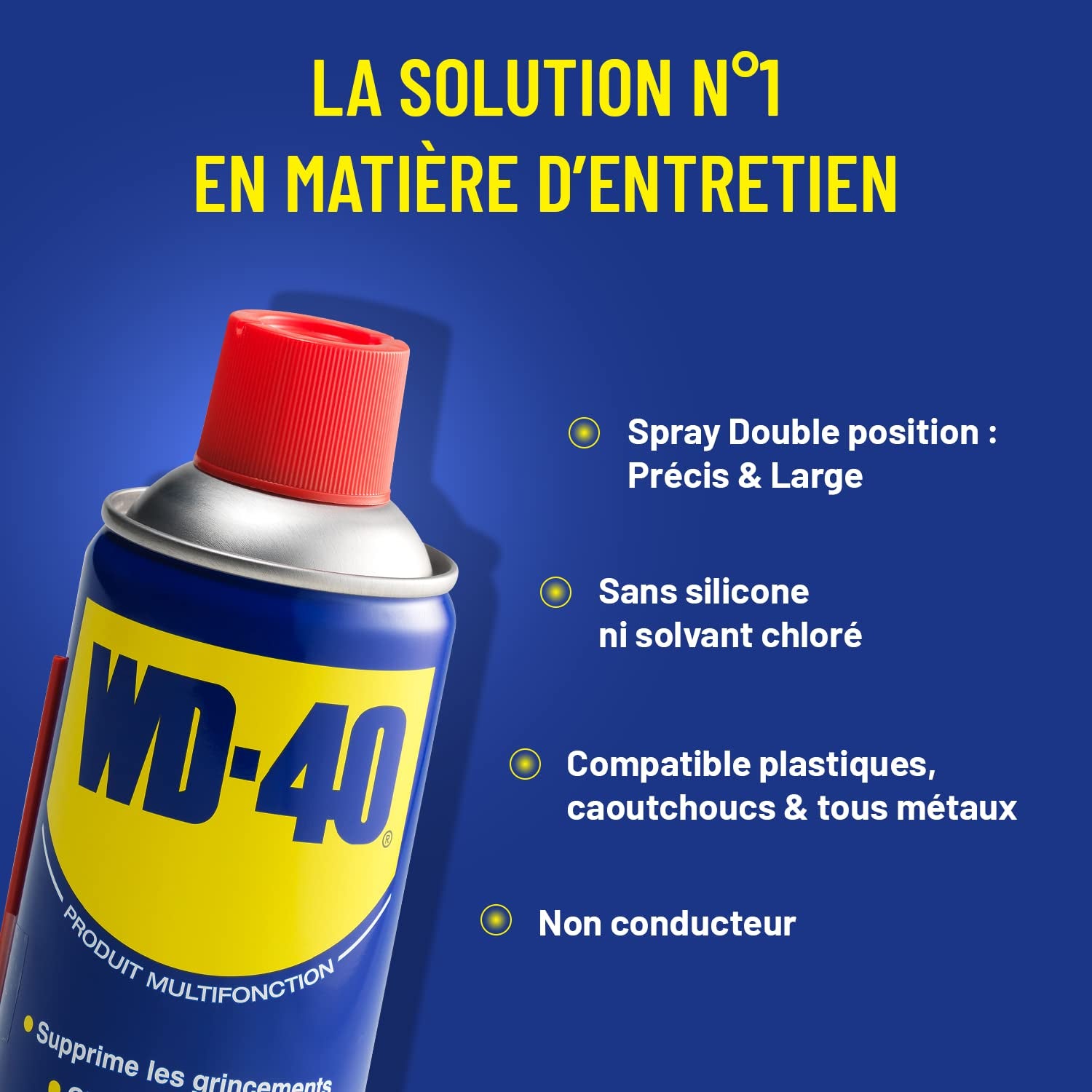 • Produit Multifonction • Aérosol • Sans Silicone • Non Conducteur • Compatible Plastiques, Caoutchoucs, Tous Métaux & FACOM Nettoyant Freins Et Embrayage, Puissant, 400Ml