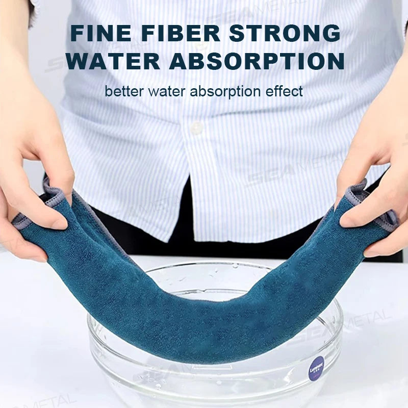 SEAMETSL 1PC Microfiber Towels Car Washing Microfiber Towel High Water Absorption Washing Cloth Car Care Cleaning Dry
