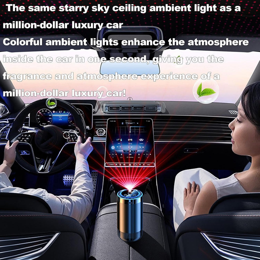 Désodorisant Voiture Personnalisé Rechargeable, Diffuseur Parfum Voiture Interieur, Sent Bon Voiture, Car Scents Gadget Voiture, Diffuseur Huiles Essentielles Romantique, Accessoire Voiture