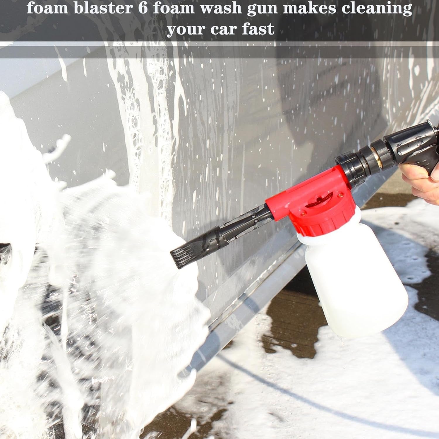 À Mousse De Lavage Sous Pression, Pulvérisateur De Mousse De Lavage De Voiture - Flacon Pulvérisateur De Mousse De Nettoyage Automobile 1L,Kit De Pulvérisation De Savon Pour Lavage De Voiture, Pour Le