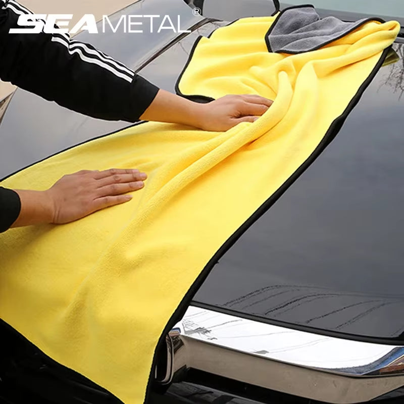 SEAMETAL High-End Microfiber Towel Car Wash Towel Detailing Cleaning Cloth Car Wash Drying Towel Car Absorbent Cleaning Products